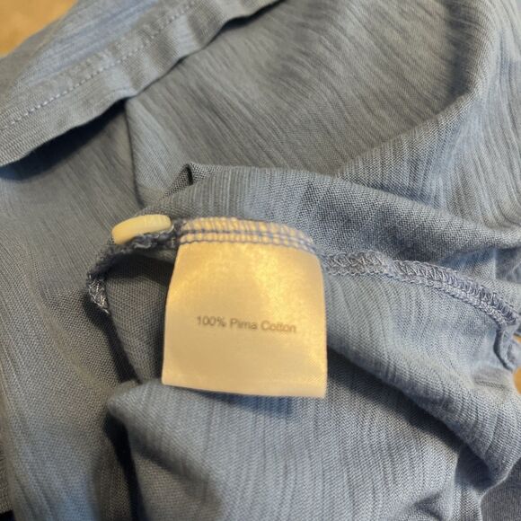 PETER MILLAR Crown Crafted Men's Polo Shirt Short Sleeves Cotton Blue Size XL - Picture 11 of 11